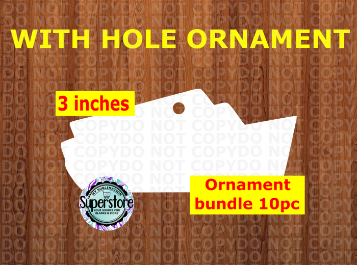 Cruise ship ornament bundle price - MDF sublimation blanks