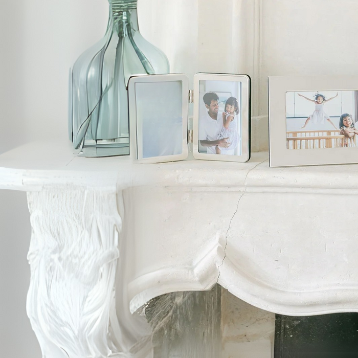 Curved Double Silver Frame