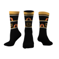 Custom Gobble 'til you Wobble Thanksgiving Crew Socks | Size X-Small