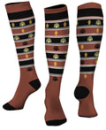 Custom Turkey Trot Knee-High Socks | Size X-Small