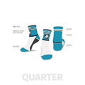 Cygnus Custom Quarter Sock | Size X-Small