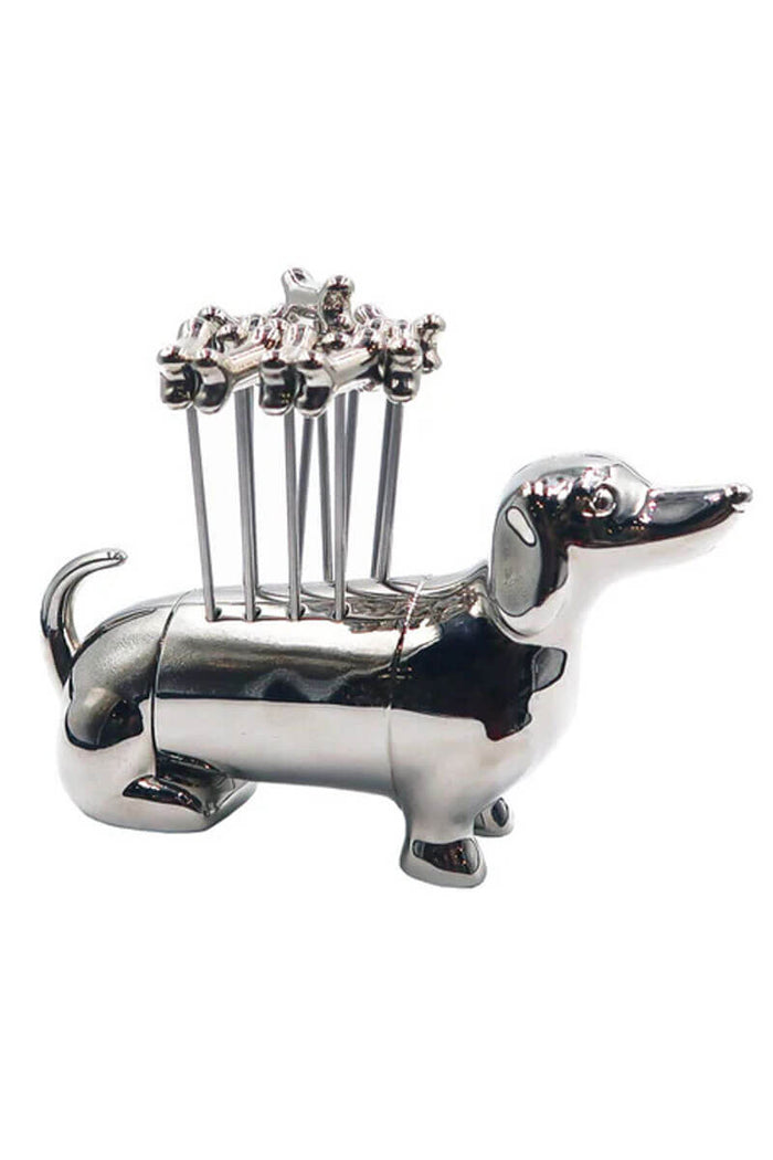 Dachshund Cocktail Cheese Pick Set - Mildred Hoit
