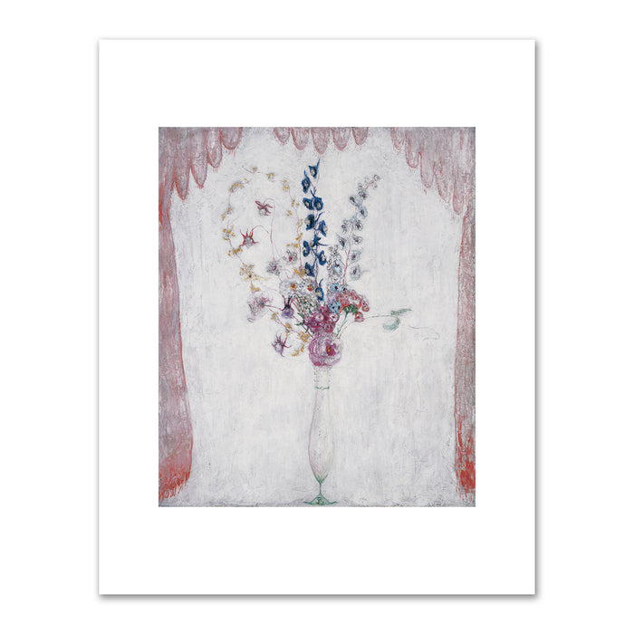 Florine Stettheimer, Delphinums and Columbine, c.1923, Private Collection, Photo Â© Christie's Images / Bridgeman Images. Fine Art Prints in various sizes by Museums.Co