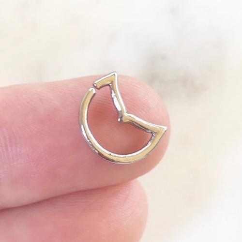 Dolphin Tail Ring 16G-My Body Piercing Jewellery