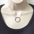 Double Beaded Circle Necklace (N1364/N1365) - DanaReedDesigns