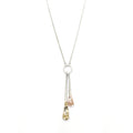 Double Satin Shiny Bars Necklace N1731 - DanaReedDesigns