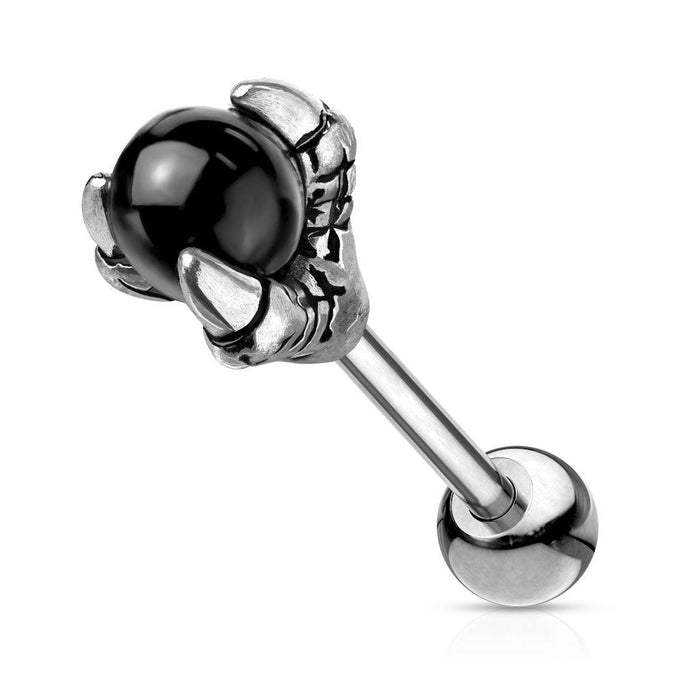 Dragon Orb Cartilage Bar 16G-My Body Piercing Jewellery
