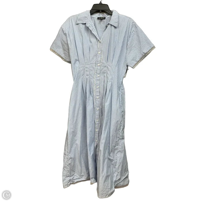 Dress Casual Maxi By J. Crew In Blue, Size: L