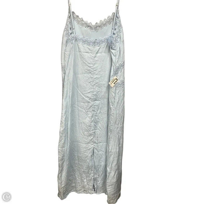 Dress Casual Maxi By J. Crew In Blue, Size: L