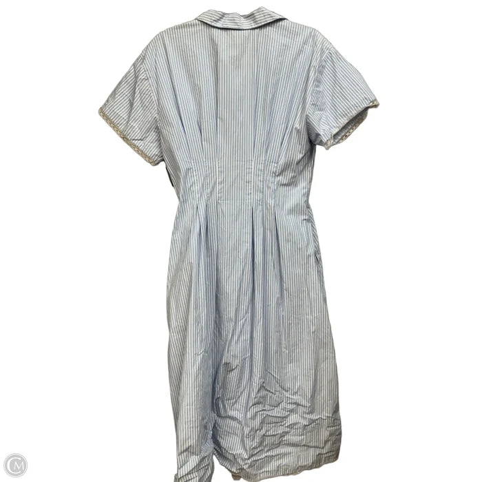 Dress Casual Maxi By J. Crew In Blue, Size: L