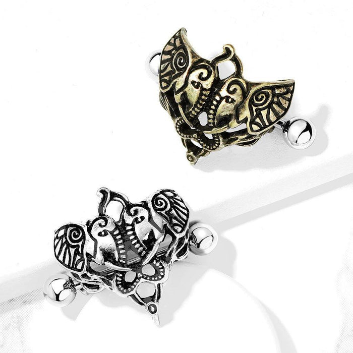 Elephant Nipple Shield Cuff 14G-My Body Piercing Jewellery