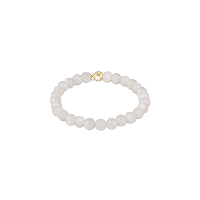 enewton Classic Gemstone 6mm Bracelet -Mother of Pearl