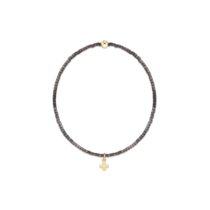 enewton Hope Classic Bracelet -Moonlight -Signature Cross Small Gold Charm