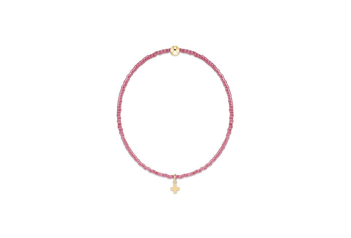 enewton Hope Classic Bracelet -Pink Champagne -Signature Cross Small Gold Charm