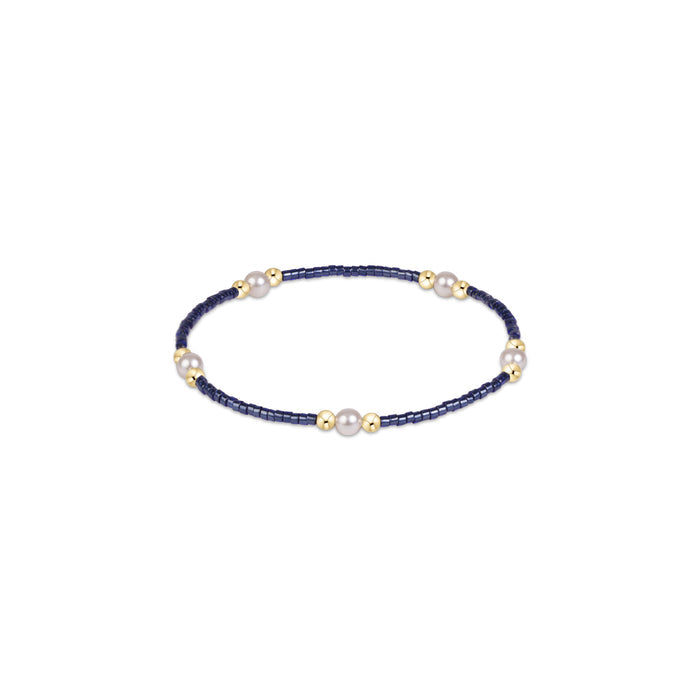 enewton Hope Purpose Pearl Bracelet -Navy