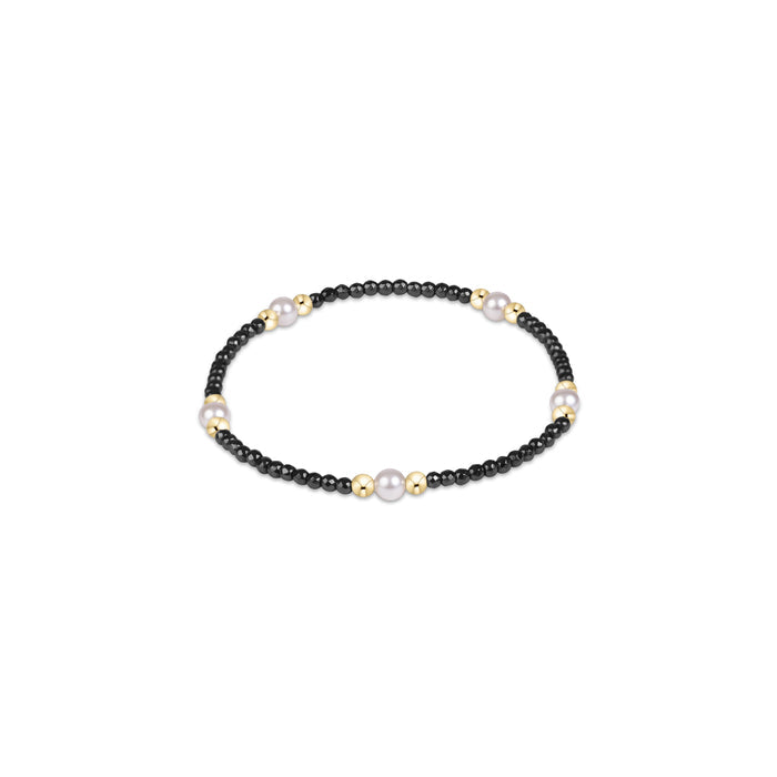 enewton Purpose Pearl 4mm Faceted Hematite Bracelet