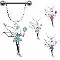 Fairy Nipple Dangle 14G-My Body Piercing Jewellery