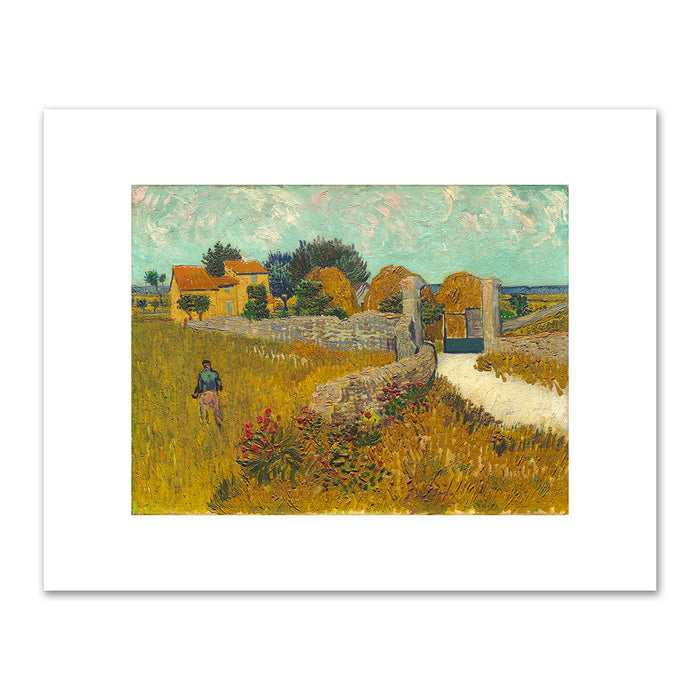 Vincent van Gogh, Farmhouse in Provence, 1888, National Gallery of Art, Washington, DC. Fine Art Prints in various sizes by Museums.Co