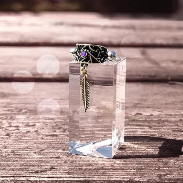 Feather Cartilage Cuff 16G-My Body Piercing Jewellery
