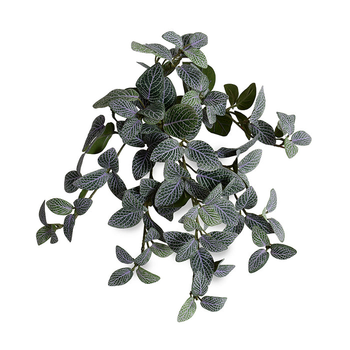 Fire Retardant Faux Fittonia (Mosaic) Bush for Indoor Decor Accents - New Growth Designs