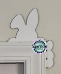 Floppy bunny over the door sitter 8.15x10.50 inches - MDF Sublimation Blank