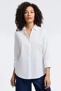 Foxcroft Mary Shirt in White - Mildred Hoit