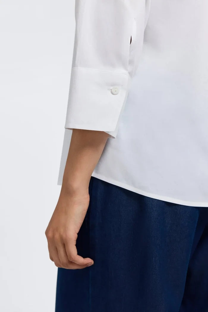 Foxcroft Mary Shirt in White - Mildred Hoit