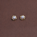 Freshwater Lavender Pearl Stud