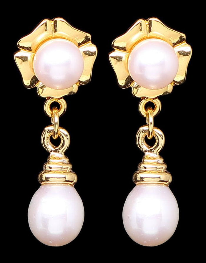 Freshwater Pearl Fancy Stud Earrings