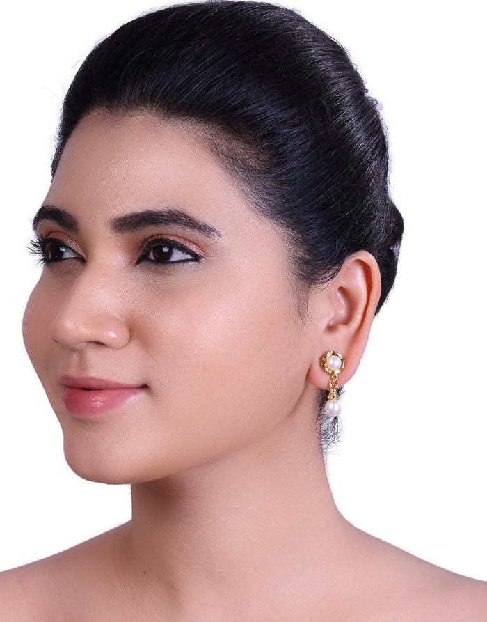 Freshwater Pearl Fancy Stud Earrings