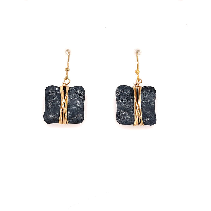 Funky Square Earrings (E460)