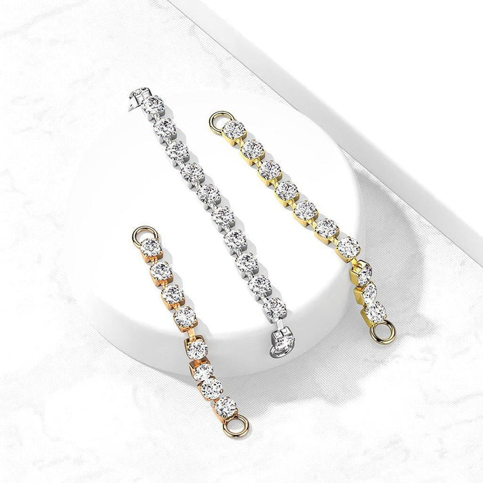 Gem Connector Chain-My Body Piercing Jewellery