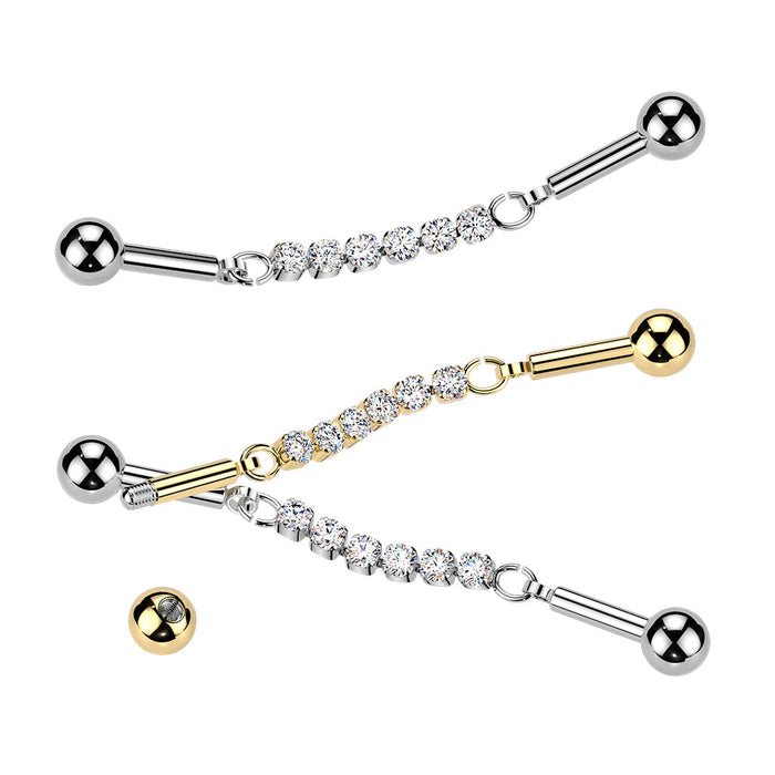 Gem Connector Industrial Bar 14G