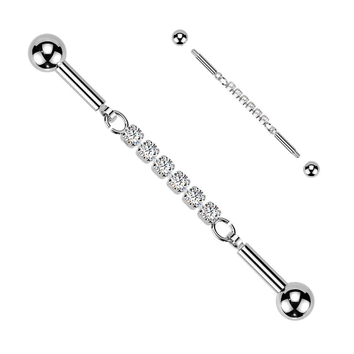 Gem Connector Industrial Bar 14G