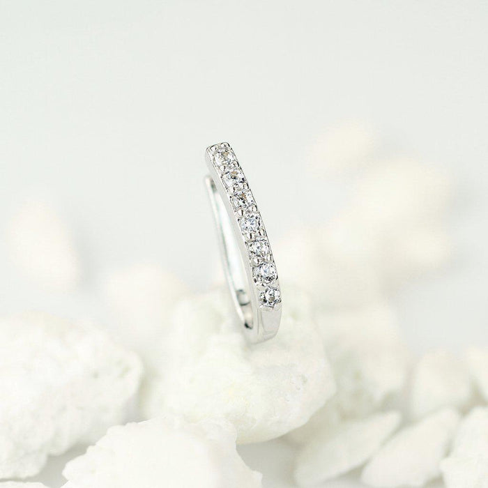 Gem Paved Non-Piercing Nose Ring-My Body Piercing Jewellery