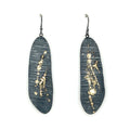 Gilded Splatter Organic Earrings