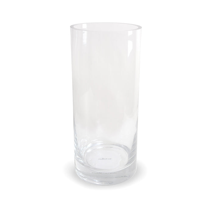 Wholesale Glass Cylinder Vase for Faux Flowers Indoor 16 Inches Tall 7 Inches Diameter - New Growth Designs
