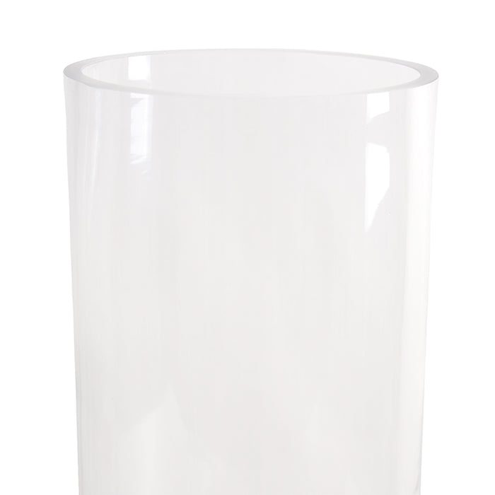 Glass Cylinder Vase, 16" H x 7" Dia