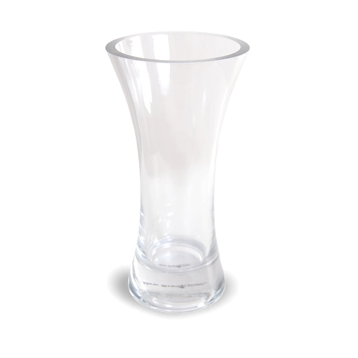Wholesale Hourglass Glass Vase for Faux Flowers and Greenery Indoor 9.8 Inches Tall 5 Inches Diameter - New Growth Designs