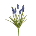 Grape Hyacinth Spray, 12.5"L - Light Blue - New Growth Designs