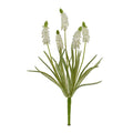 Grape Hyacinth Spray, 12.5"L - White - New Growth Designs