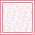 Greek Toile Silk Scarve- Delta Zeta