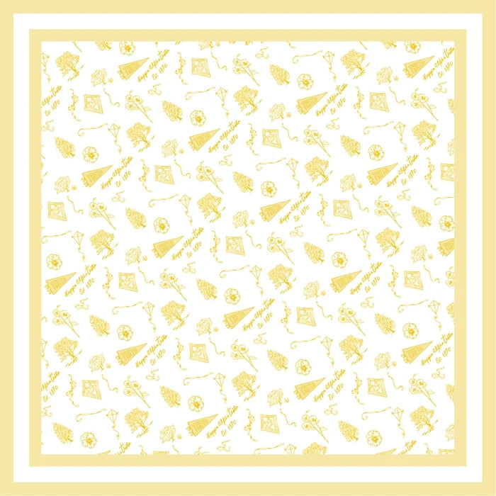 Greek Toile Silk Scarve- Kappa Alpha Theta