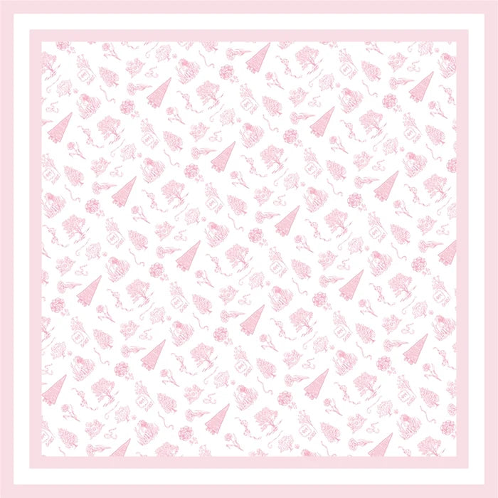 Greek Toile Silk Scarve- Phi Mu