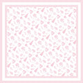 Greek Toile Silk Scarve- Phi Mu