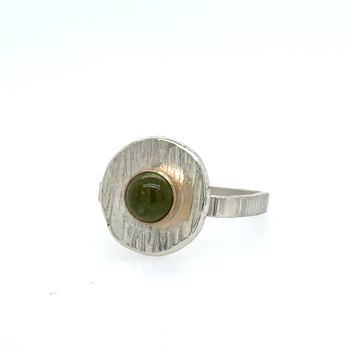 Green Garnet Ring