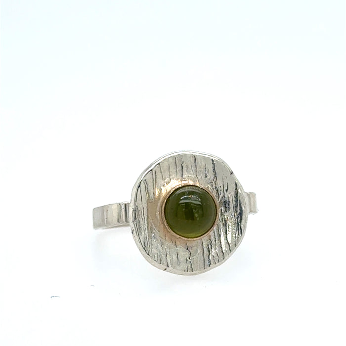 Green Garnet Ring