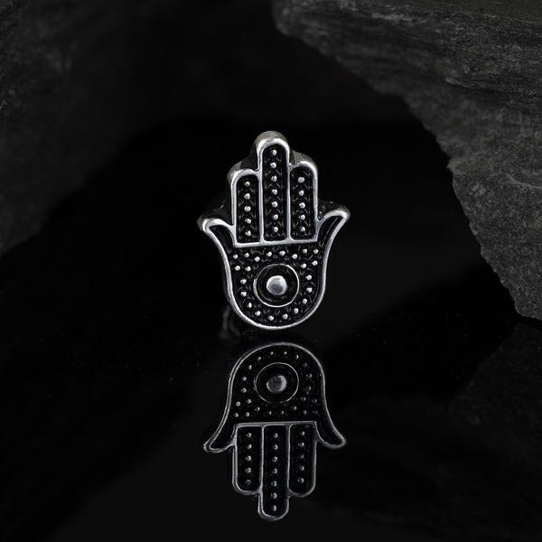 Hamsa Cartilage Bar 16G-My Body Piercing Jewellery