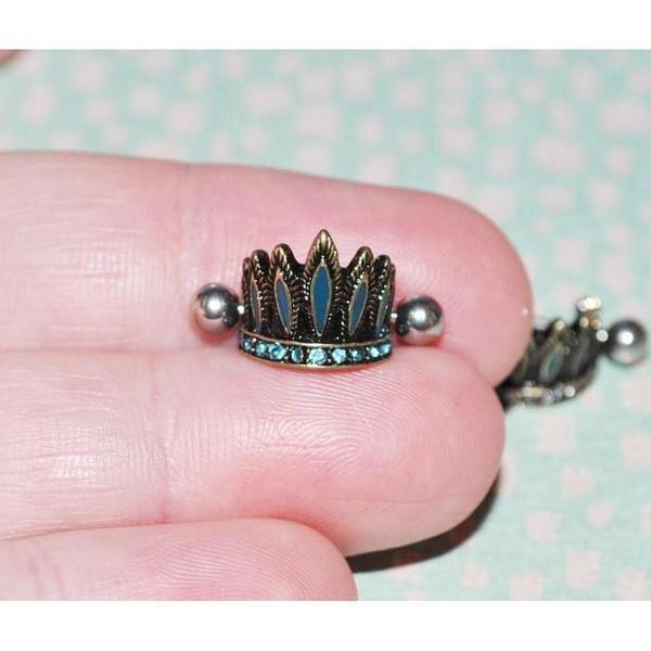 Headdress Cartilage Cuff 16G-My Body Piercing Jewellery