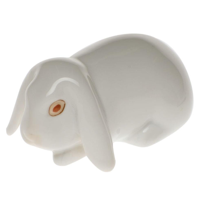 Herend Lop Ear Bunny Figurines Herend White W/Slight Coloration